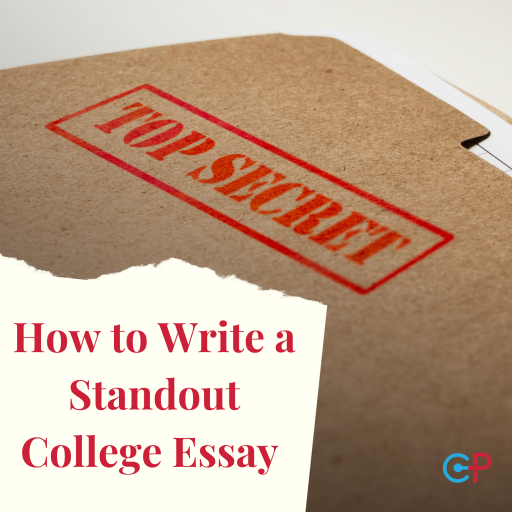 write a standout college essay