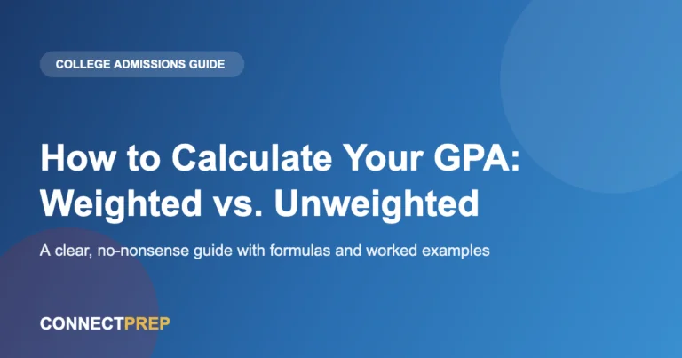 How to Calculate Your GPA: Weighted vs. Unweighted (with Examples)